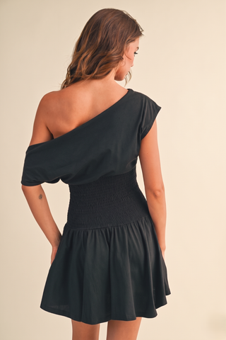 Flirty Girl Off Shoulder Dress
