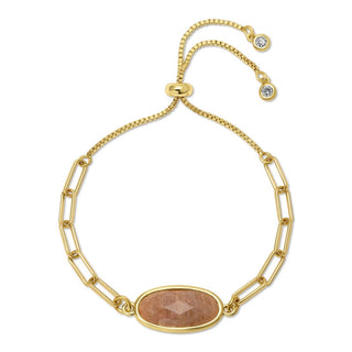 Oval Stone Pulley Bracelet