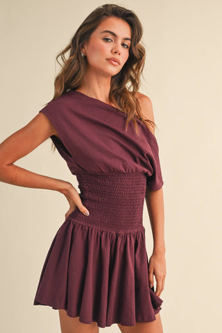 Flirty Girl Off Shoulder Dress