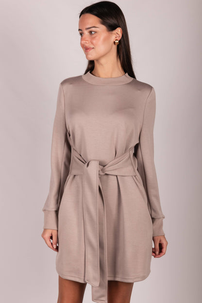 Creme Lounge McKinley Belted Dress