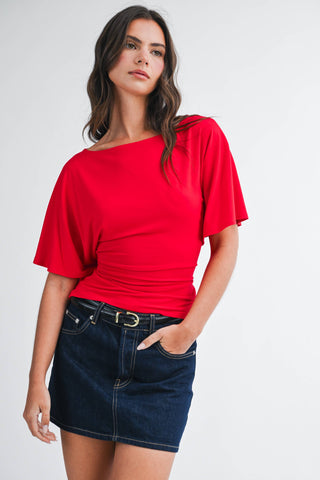 Carolina Sky Back Tie Top