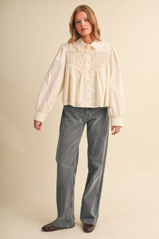 Diamond Ruched Top