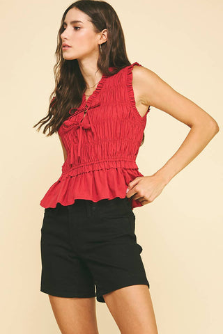Penny Smocked Top