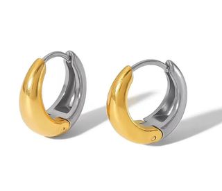 MayMay Undecided Hoop Earrings- PVD Waterproof