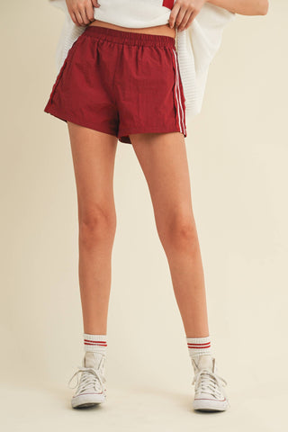RAH RAH LACE TRIM GAME DAY SHORTS
