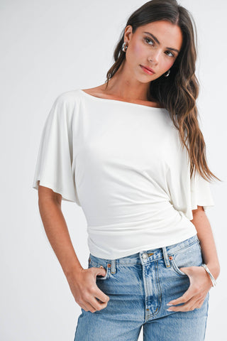 Carolina Sky Back Tie Top