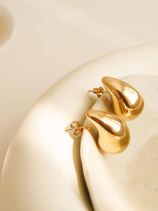 Colette Large Huggie Droplet Earring