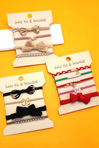 BOHO DUAL FUNCTION KNOT BRACELET HAIR TIES | 40BH105
