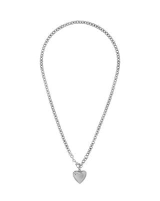 Amoura- The Heart Pendant or belt- All metal Necklace