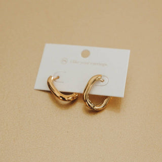 Flirty Fantasy Oval Hoop Earrings - WATERPROOF Wholesale