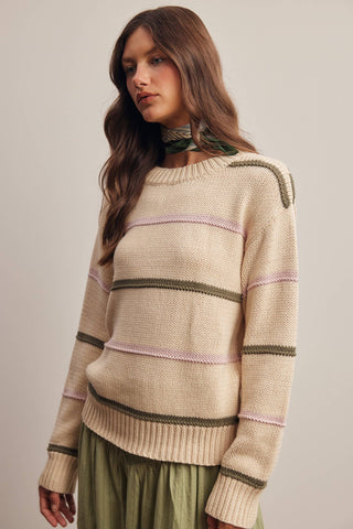 Cassie Stripe Sweater