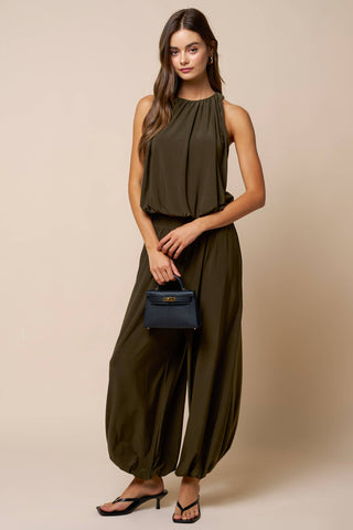 Bubble Hem Sleeveless Top