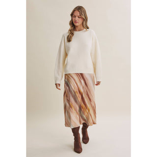 AUTUMN PICNIC BOW SWEATER