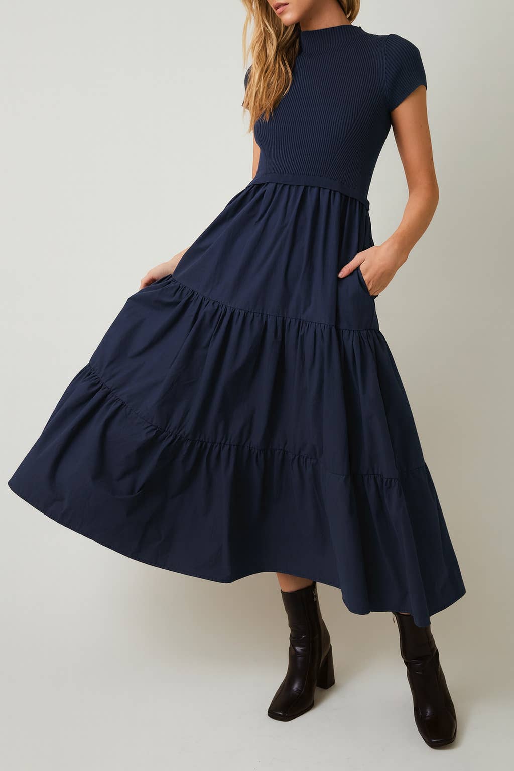 Modern Muse Mixed Tier Dress