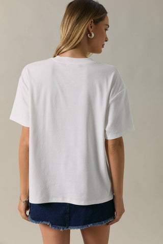 Shell Crochet Patch T-Shirt