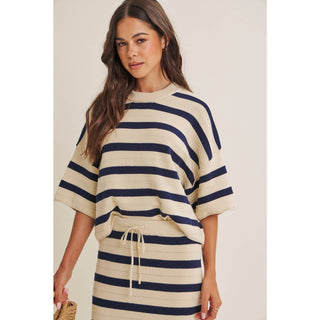 WEEKEND IN CANNES SWEATER SET