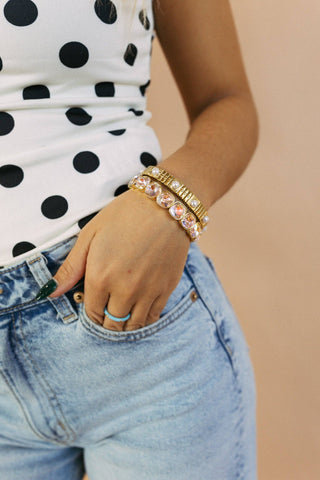 Lila Crystal Bracelet