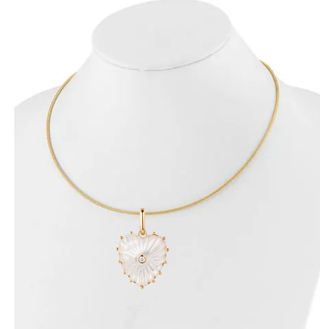 Let Your Heart Lead- Gemstone Pendant Necklace- Heart Center