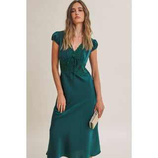 GRACEFUL DRAPE DRESS
