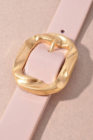 Square Buckle Elastic Belt