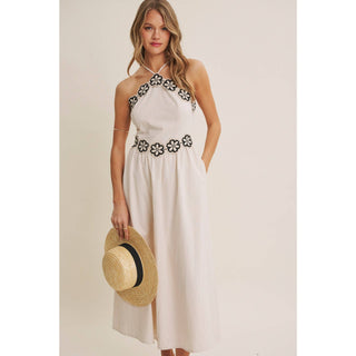 Sunset Terrace Halter Dress