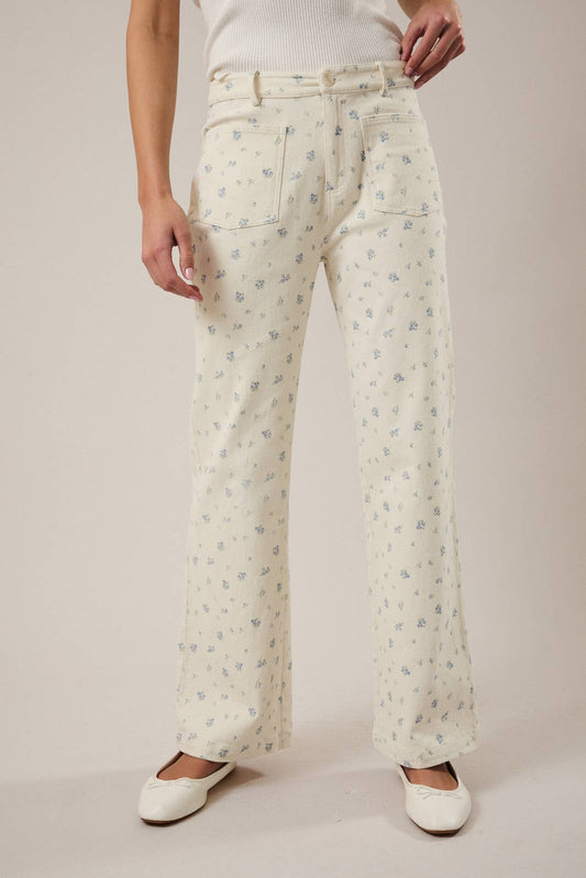 Sunday Floral Jean