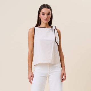 Bella Bow shoulder top