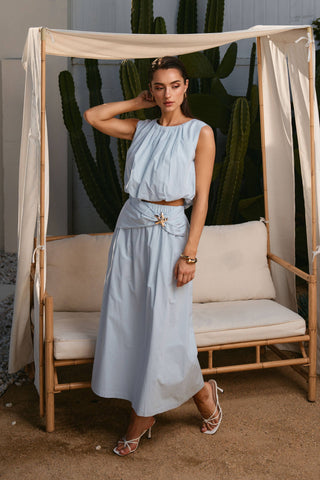 Starfish bubble top & skirt set