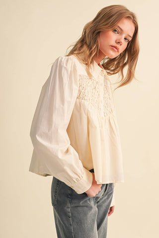 Diamond Ruched Top