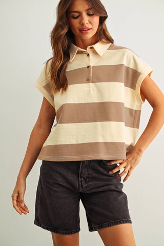 Fairway Stripe Polo