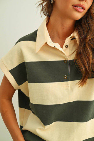 Fairway Stripe Polo