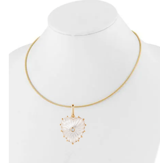 Let Your Heart Lead- Gemstone Pendant Necklace- Heart Center