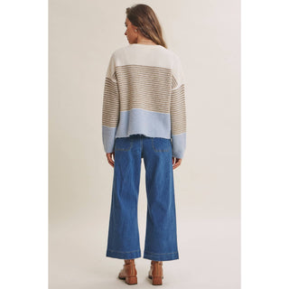 MORNING CHAI COLORBLOCK CARDIGAN