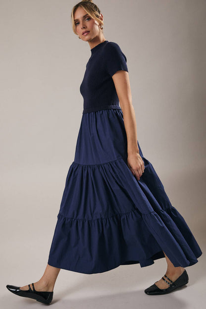 Modern Muse Mixed Tier Dress