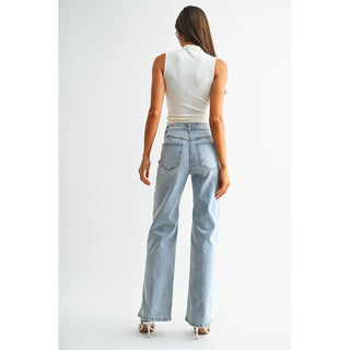 Peekaboo Pearl Mica Denim