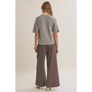 EVERYDAY POLKA DOT PINSTRIPE PANTS