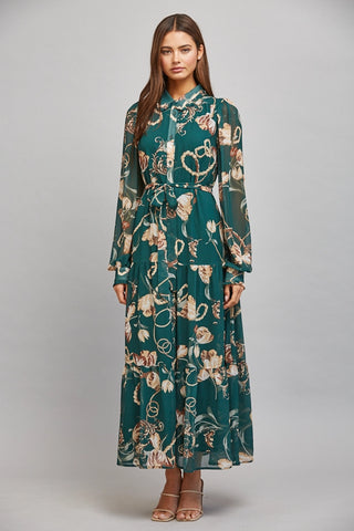 Wildflower Chain Shirt Dress