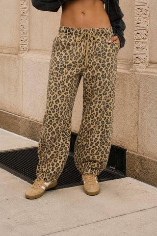Debra Leopard Barrel Pant