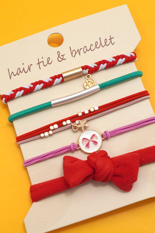BOHO DUAL FUNCTION KNOT BRACELET HAIR TIES | 40BH105