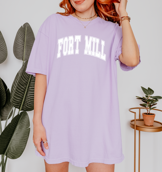 Fort Mill Comfort Colors T Shirts Orchid