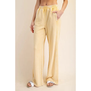 French Terry Wide Leg Sweats
