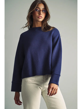 Navy Haven Sweater