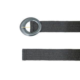 Stretchy Oval Buckle Belt