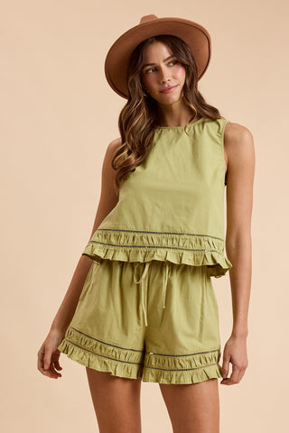 Pistachio Shorts Set