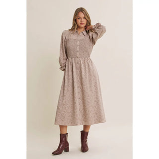 Quiet Countryside Floral Dress