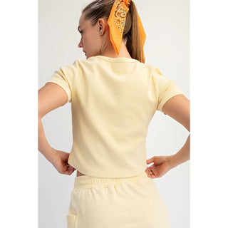 Ribbed SS Top