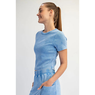 Ribbed SS Top