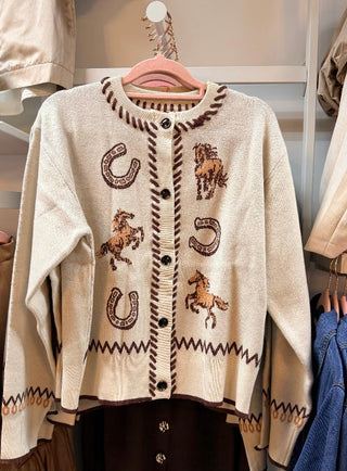 Let's go to the rodeo Cardigan