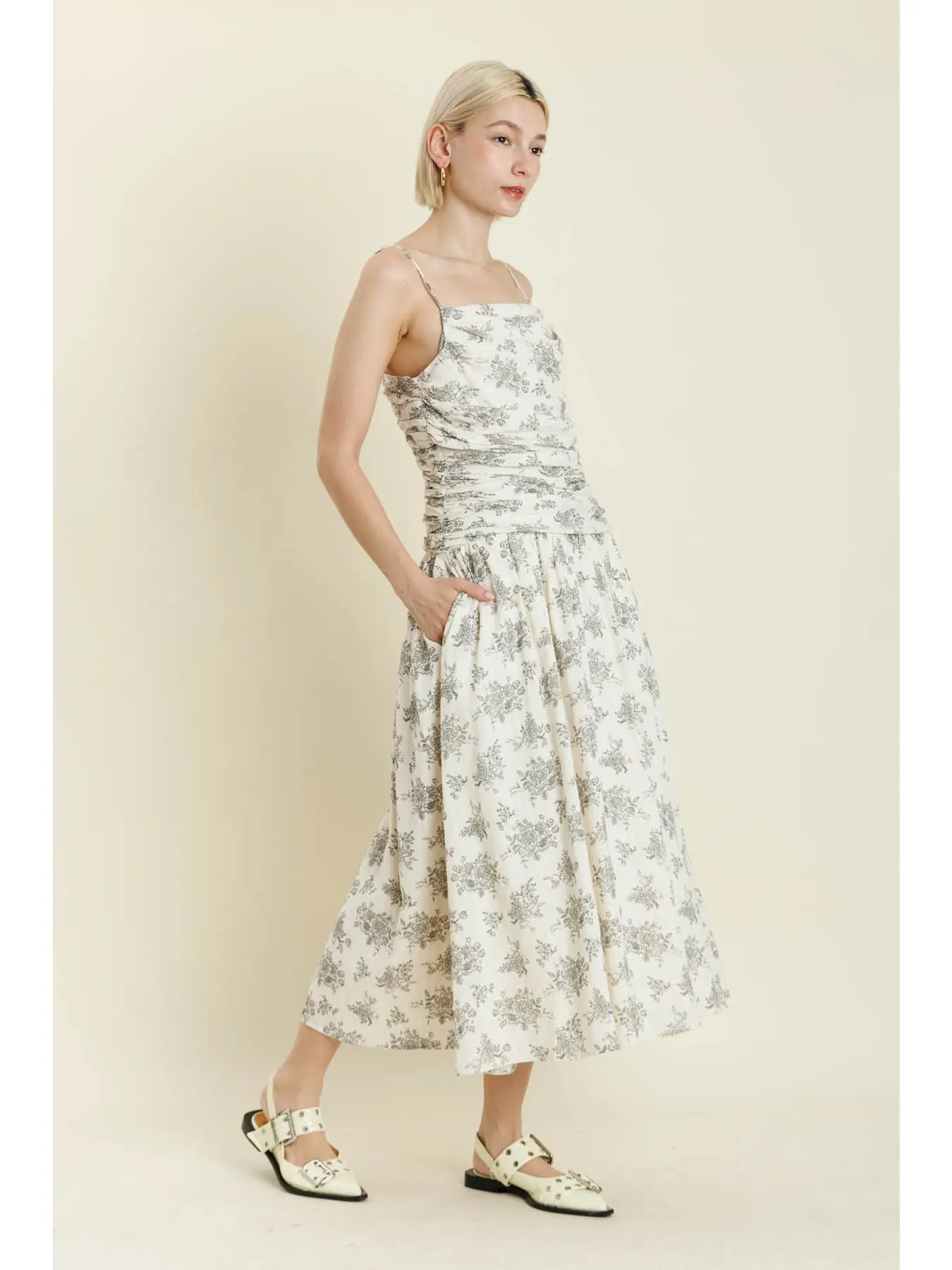 bell phoebe midi dress Bell Phoebe Midi Dress In Pink Multi - 65% Off