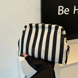 Small Striped Clutch